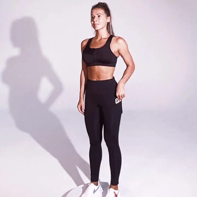 Compression Pants Gym Fitness Leggings Sexy Women Sportlegging Quick Drying Trousers Jogger Jogging Workout Capris with Pocket