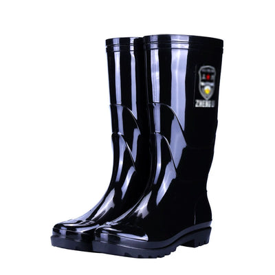 Low Ankle Spring and Summer Single-Layer Fleece-Lined Outwear Wear-Resistant Rain Boots