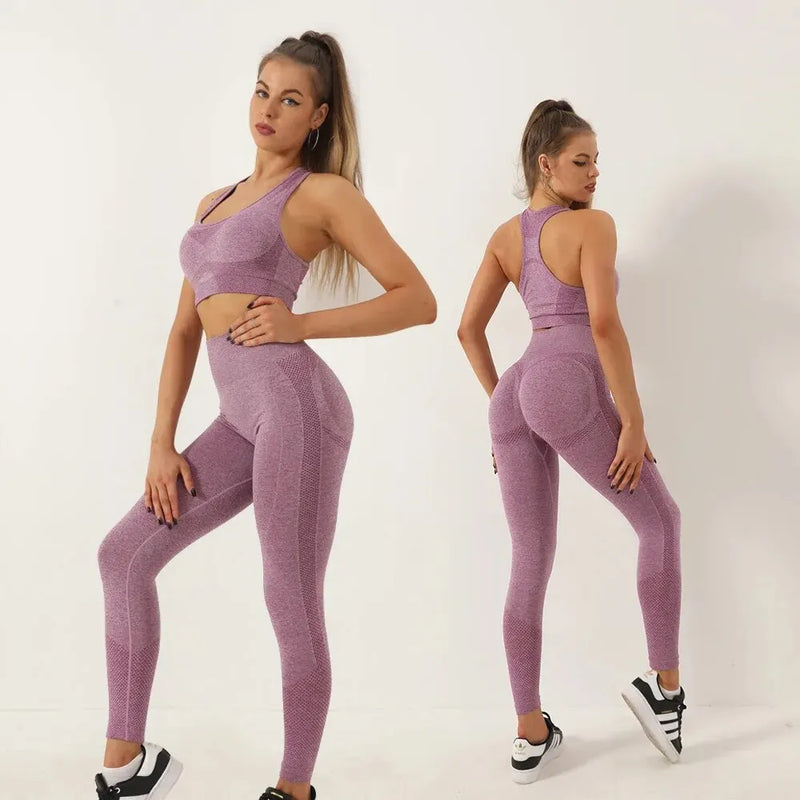 Yoga Pants Women Compression Seamless Tummy Control High Waisted Workout Leggings Women&