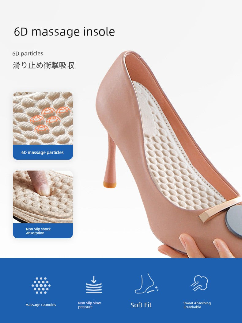 Japanese Pointed Toe Soft Long Standing Anti-Pain Forefoot Pad High Heels