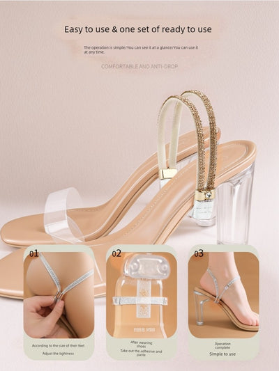 Women's Elastic Bandage High Heels without Installation