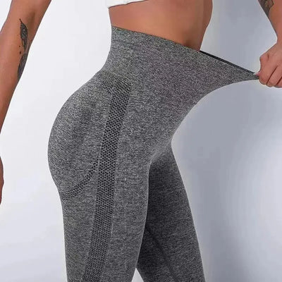 Yoga Pants Women Compression Seamless Tummy Control High Waisted Workout Leggings Women's Running Athletic Slimming Gym Clothes