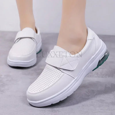 Sneakers Woman Nurse Clogs Shoes - Nursing Women Summer Shoe Female Health Work Flat Walking Soft Non Slip Hospital Nurse