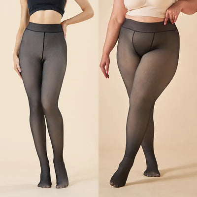 NEW Thick Thermal Tights Stockings Women Warm Winter Sexy Translucent Pantyhose Legging Female High Waist Elastic Slim Pantyhose